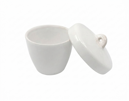 Crucible With Lid Porcelain Set(2)