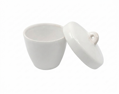 Crucible With Lid Porcelain Set(2)