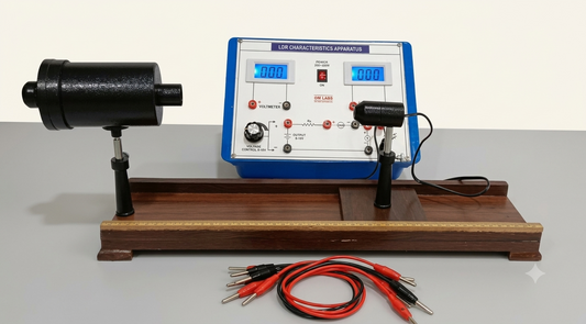LDR Characteristics Apparatus with Light Source (2 Digital Meter)