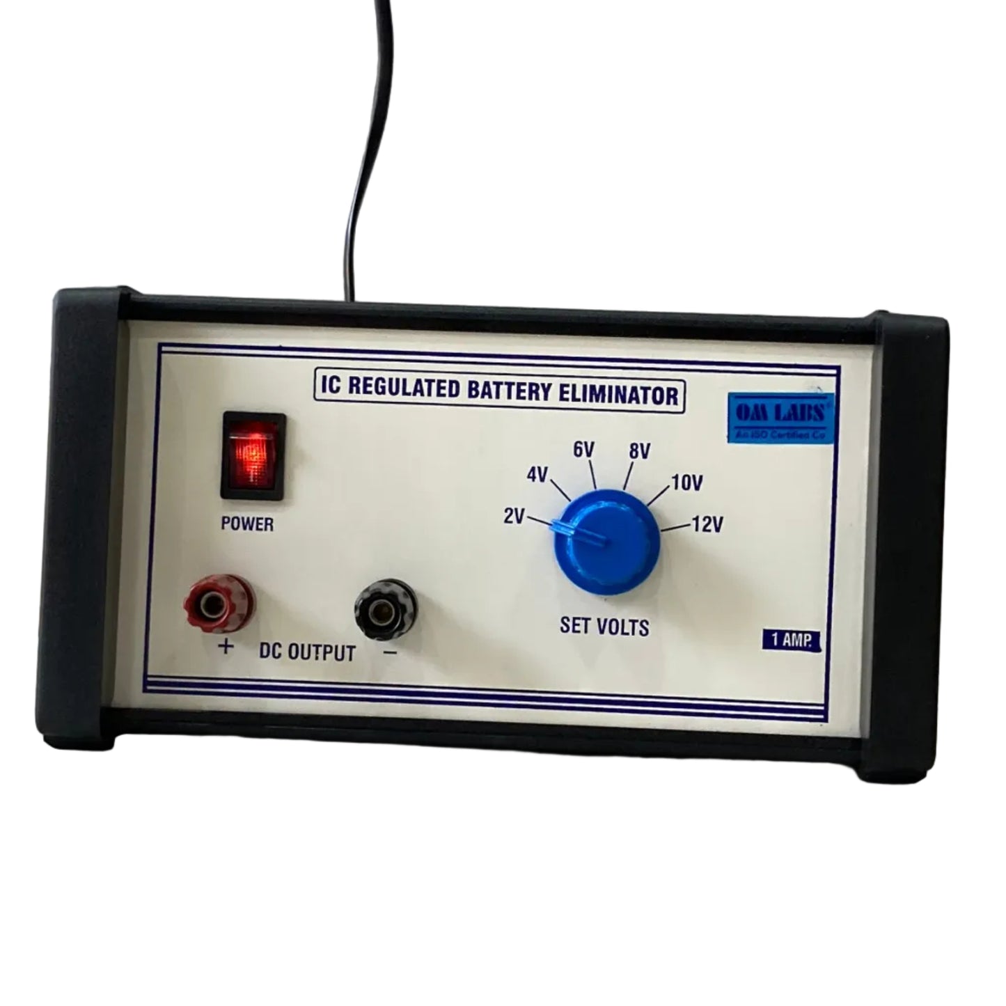 IC Regulated Battery Eliminator 2-12 V/1A DC | Large Box