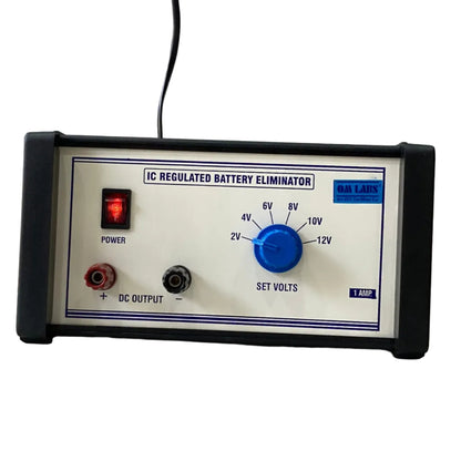 IC Regulated Battery Eliminator 2-12 V/1A DC | Large Box