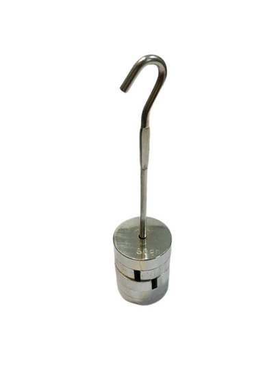 SLOTTED WEIGHT 250grm=5x50grm (SET OF 5 WITH HANGER)