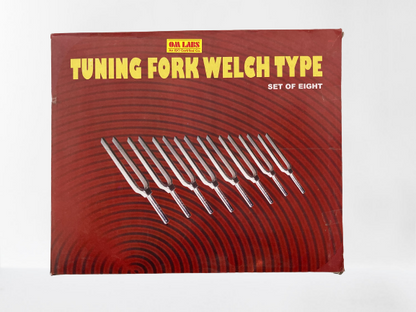 TUNING FORK WELCH TYPE (SET OF 8) Deluxe Quality