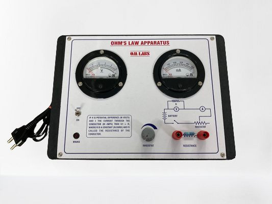 Ohms Law Apparatus With Power Supply