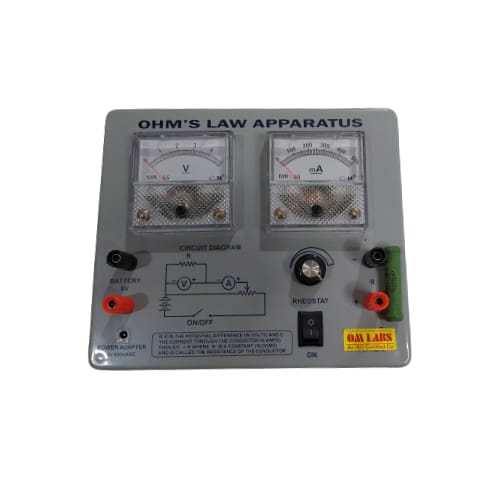 Ohms Law Apparatus Without Adapter (Plastic Box)
