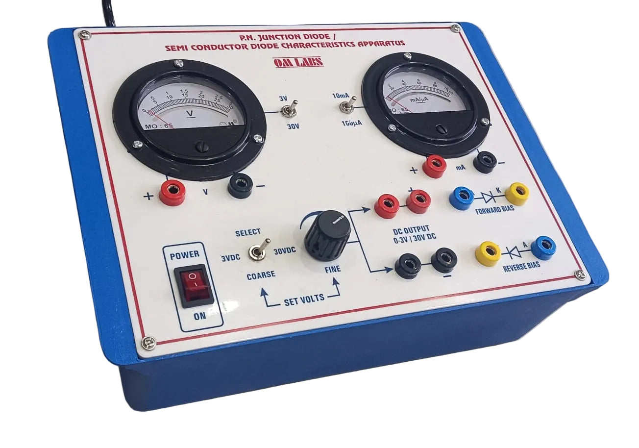 PN Junction Diode Characteristics Apparatus | 2  Round Meter