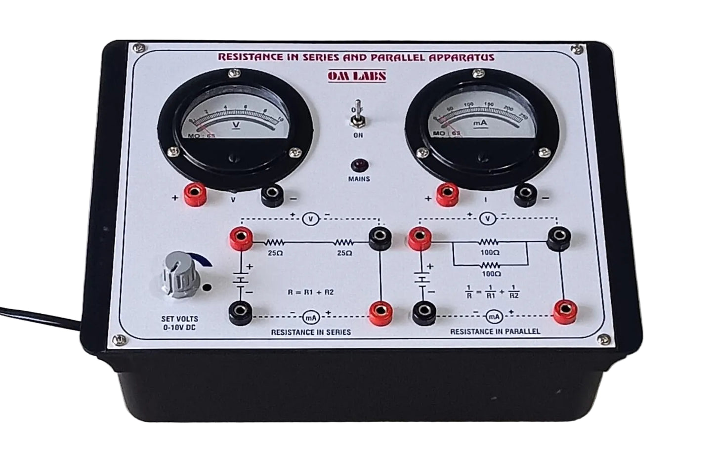 Resistance in Series & Parallel with Power Supply