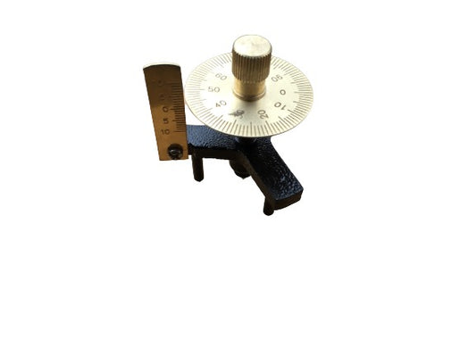 TO DETERMINE THE RADIUS OF CURVATURE OF A GIVEN SPHERICAL SURFACE USING SPHEROMETER.