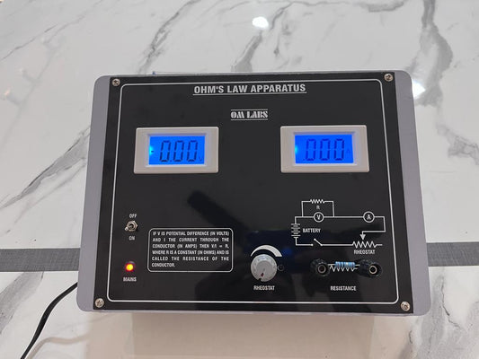 Ohms Law Apparatus With Digital Meters