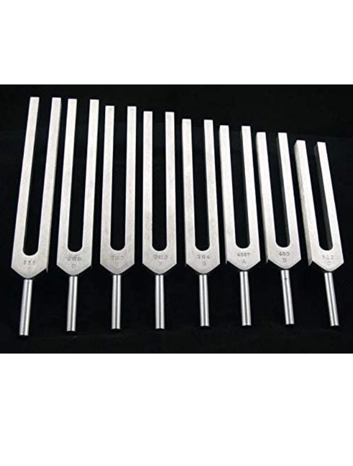 TUNING FORK WELCH TYPE (SET OF 8) Deluxe Quality