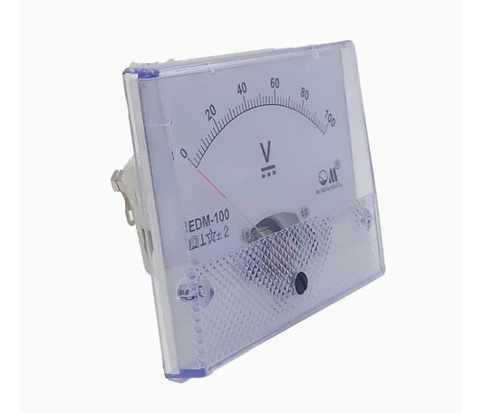 DC VOLTMETER (MODEL EDM-100 RECTANGULAR PANEL METER)