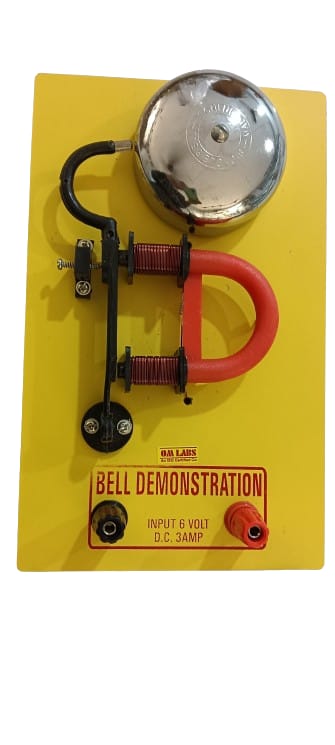 Electrical Bell Demonstration Model Wooden Base – scientifickart