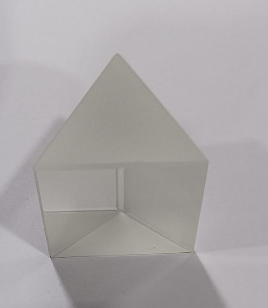 Spectrometer Prism Crown Glass Size: 32 x 32 mm