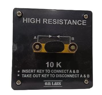 High Resistance Key 10K Plug Type
