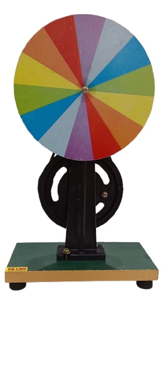 Newton's Color Disc Wooden Base Model