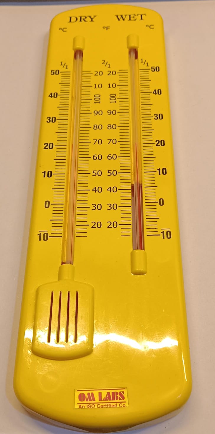 DRY WET THERMOMETER