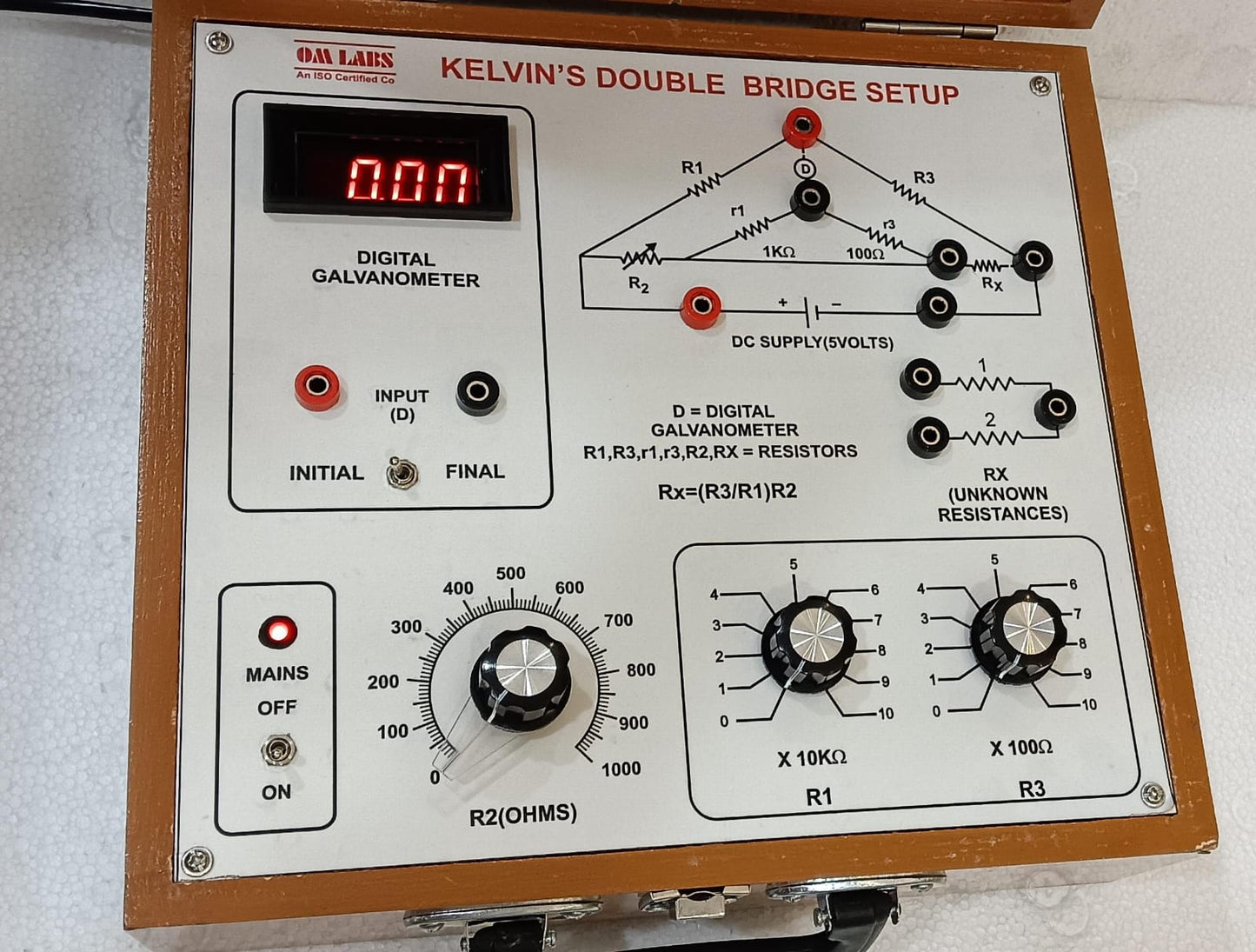 Kelvin’s Double Bridge with Wooden Box