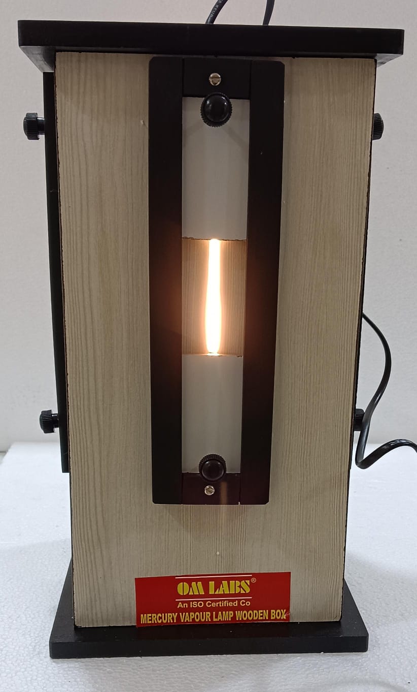 Mercury Vapour Lamp Wooden Box with Lamp 160W