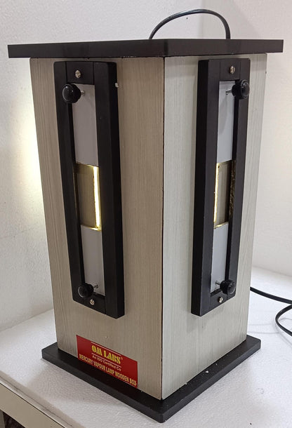 Mercury Vapour Lamp Wooden Box with Lamp 160W