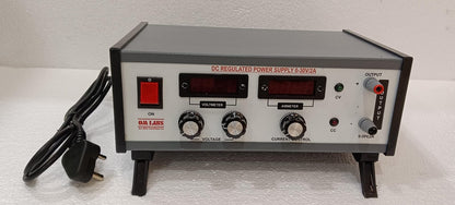 DC Regulated Power Supplies With 2 Digital Meter (0-30V/2ADC)