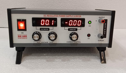 DC Regulated Power Supplies With 2 Digital Meter (0-30V/2ADC)