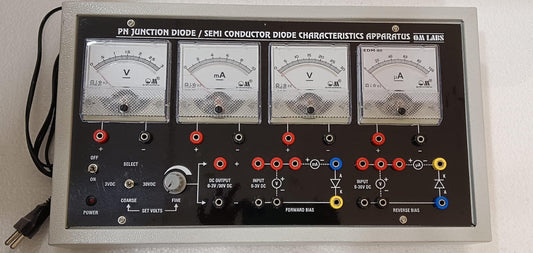 PN Junction Diode Characteristics Apparatus (4 Square Meter and Metal Box)