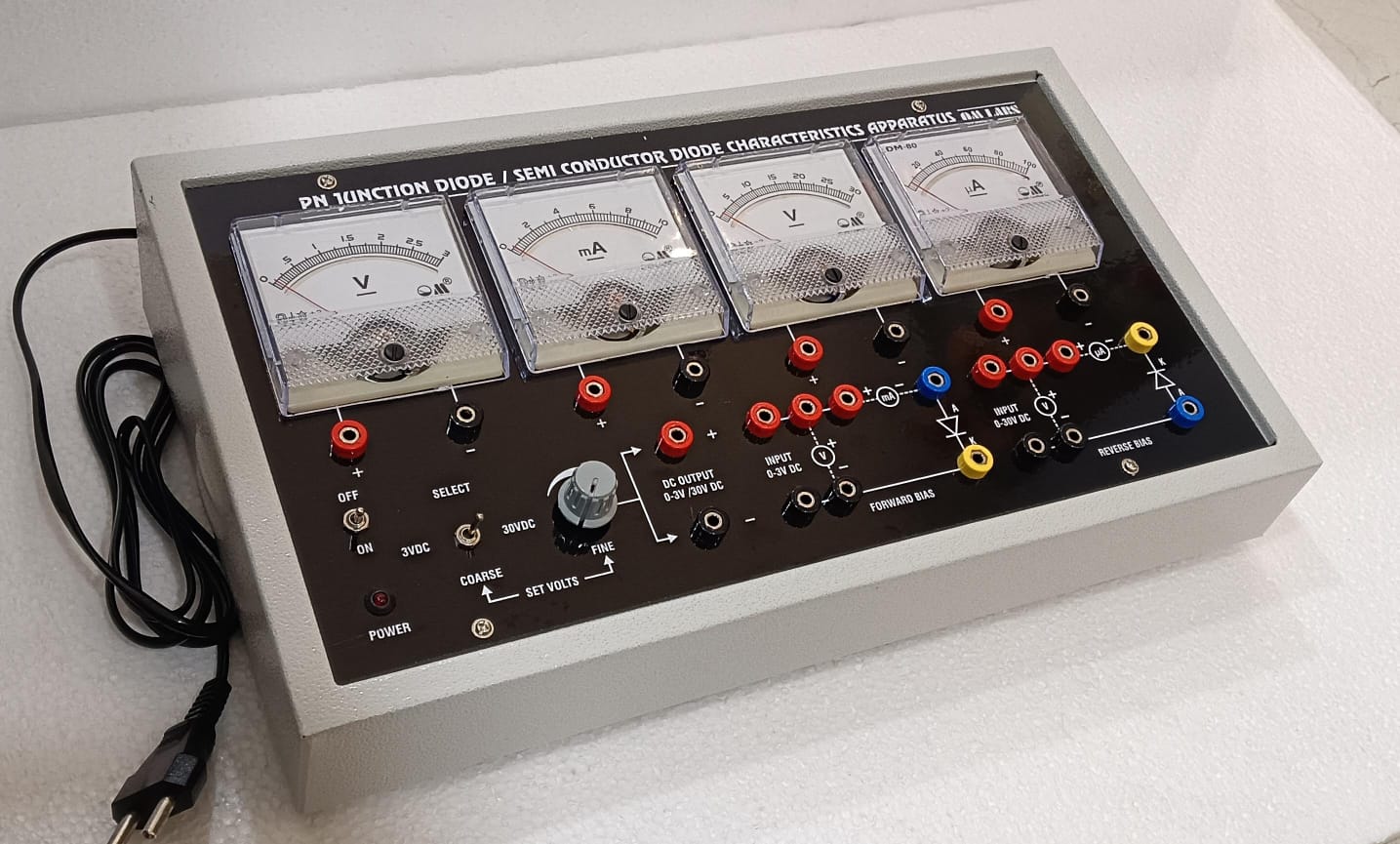 PN Junction Diode Characteristics Apparatus (4 Square Meter and Metal Box)
