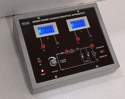 Zener Diode Characteristics Apparatus (2 Digital Meters)