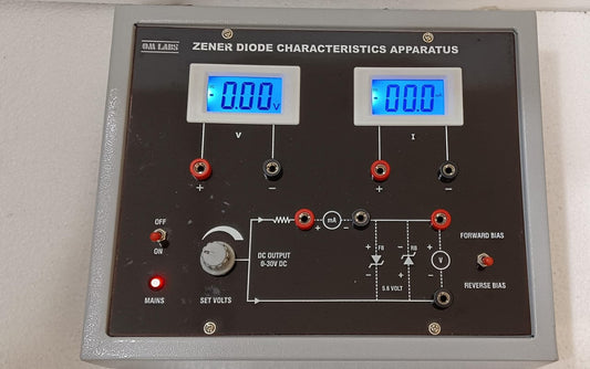 Zener Diode Characteristics Apparatus (2 Digital Meters)