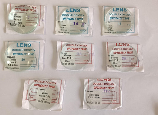 Convex Lens 2" (Set Of 6 Pcs)