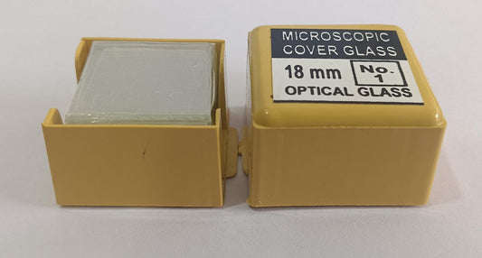 Coverslip Microscopic Cover Glass Size:18mm (20 pkts. in One Box)