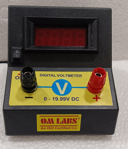 20V DC Digital Black Stand Meter LED Type
