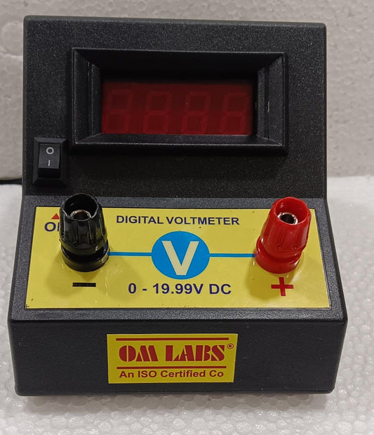 20V DC Digital Black Stand Meter LED Type