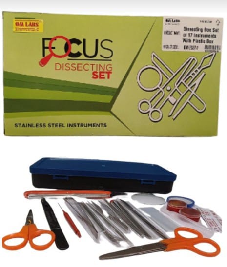 Dissection Box Set of 17 Instruments with Plastic Box – scientifickart