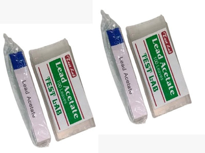 Lead Acetate Paper with Plastic Box 1 Box Contains 100 Papers (Pack Of 2 Boxes, 200 Papers)