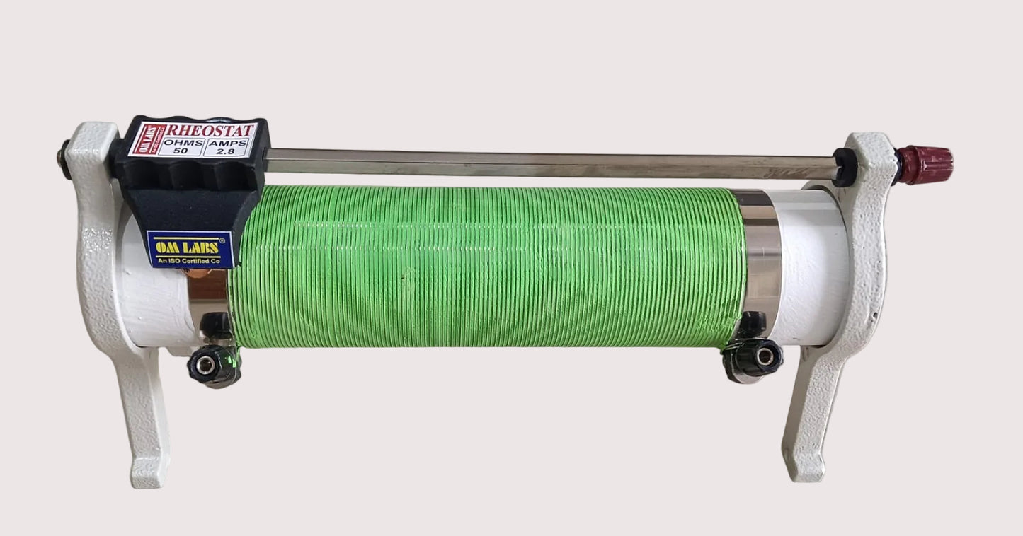 Rheostat Groove Type Size: 10" Range: 50 Ohm's/2.8A