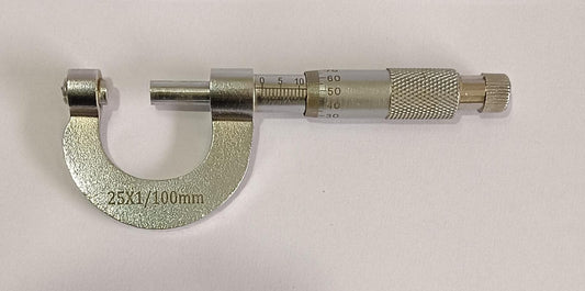 Screw Gauge Micro meter Size: 25x1/100mm