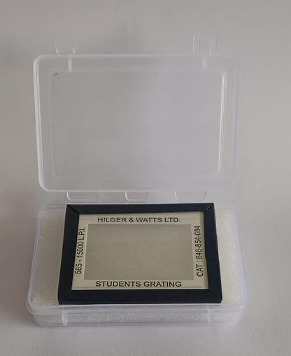 Diffraction Gratings 15000 Lines Per Inch (600 Lines/mm)