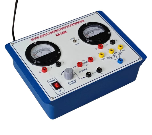 Zener Diode Characteristics Apparatus | 2 Round Meter