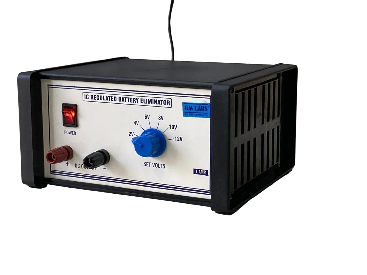 IC Regulated Battery Eliminator 2-12 V/1A DC | Large Box