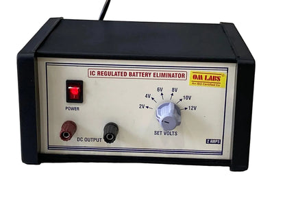 IC Regulated Battery Eliminator 2-12V/2A DC | Large Box