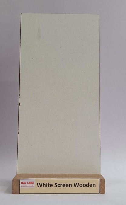 White Screen Wooden SIZE: 6"x 3" (Pack Of 2 Pcs)