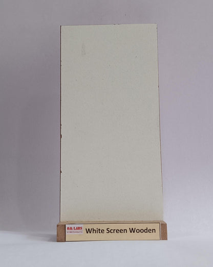 White Screen Wooden SIZE: 6"x 3" (Pack Of 2 Pcs)