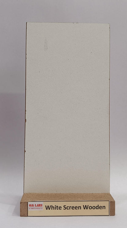 White Screen Wooden SIZE: 6"x 3" (Pack Of 2 Pcs)