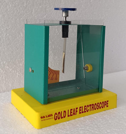 Gold Leaf Electroscope (Metal Body)