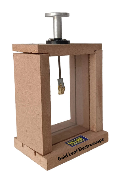 Gold Leaf Electroscope (Wooden Body)