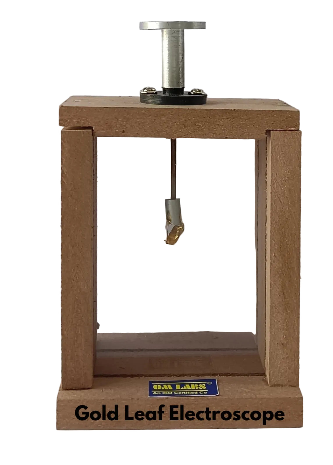 Gold Leaf Electroscope (Wooden Body)