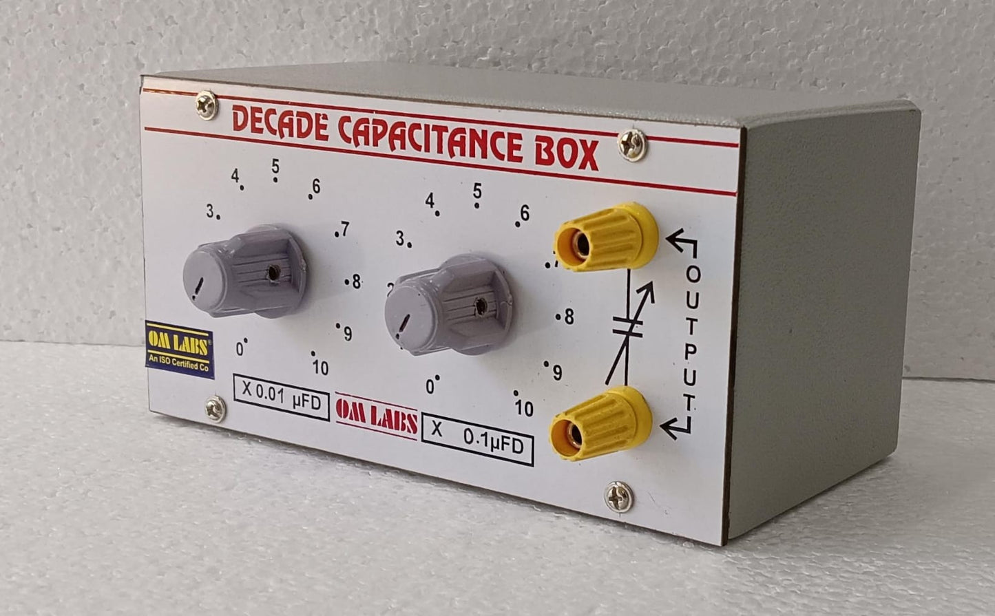 Decade Capacitance Box Two Deal 0.01 uFD To 0.1uFD