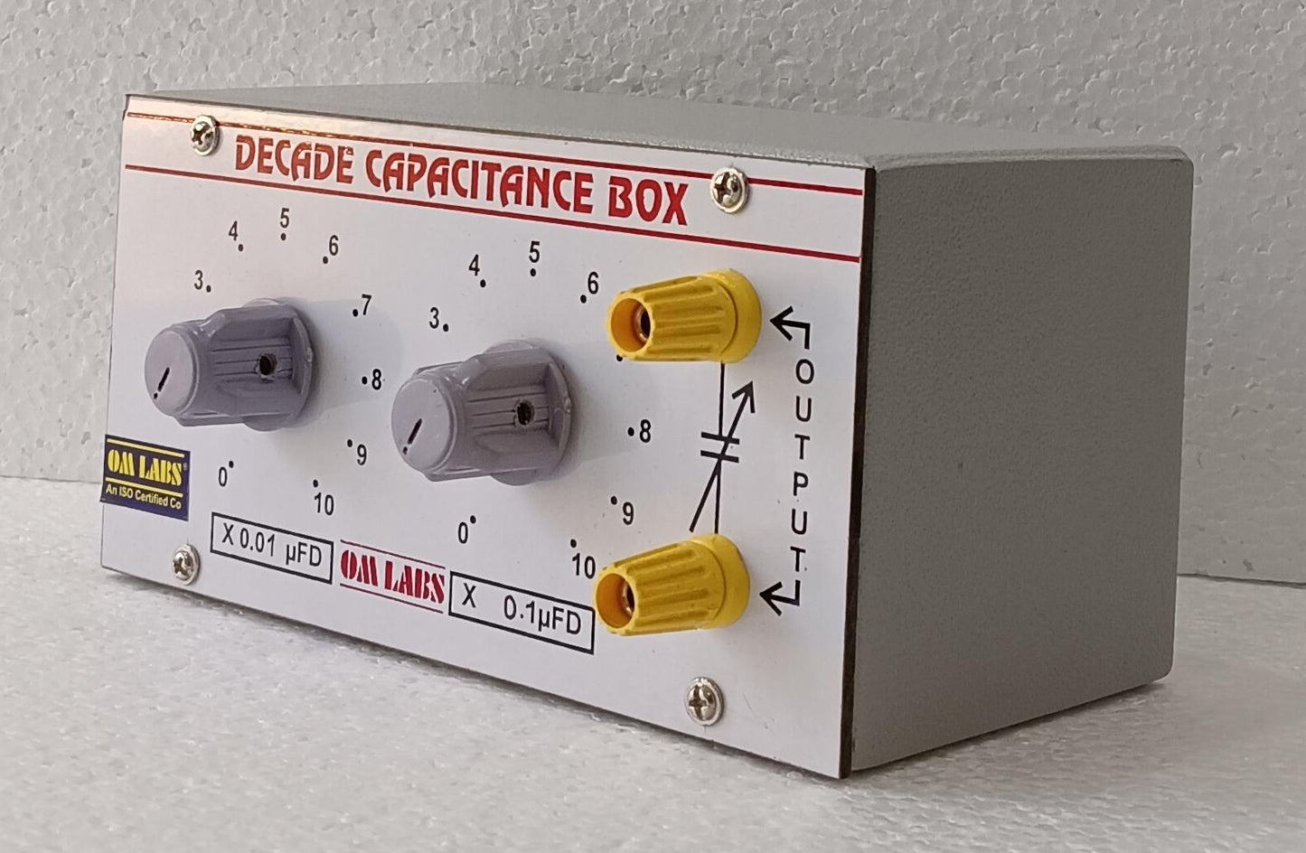 Decade Capacitance Box Two Deal 0.01 uFD To 0.1uFD
