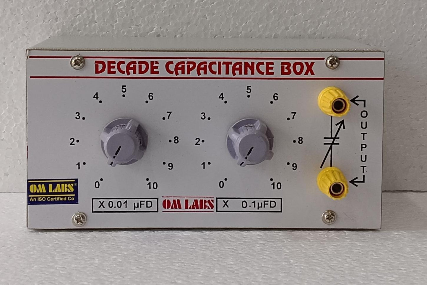 Decade Capacitance Box Two Deal 0.01 uFD To 0.1uFD